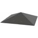 Ersatzdach Für Pavillon 3 X 3 M Wasserabweisend Pavillondach UPF30+ Ersatzbezug Oxford-Stoff, 370 G/m², Grau_desvips.com