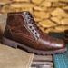 Martin American Style Large Size Work Men's Trendy High-top Motorcycle Short Paratrooper Boots_desvips.com