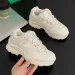 Genuine Leather Thick Soled Round Toe Sports with Mh for Breathability Comfort Casual and Versatile Outdoor Hiking_desvips.com
