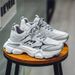 New Breathable Sports Men's Korean Version Of The Trend All Match Thick Sole Leisure Running Daddy Shoes_desvips.com