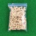 100pcs/pack TEE Clear Varnish Wooden Golf Seat, Ball Holder, Golf Tee Serving Ladder_desvips.com