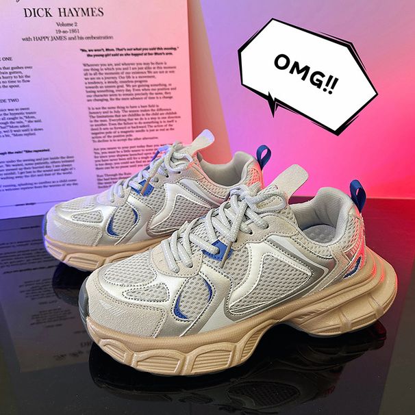 Sports Casual Autumn Instagram Versatile Fashion Internet Celebrity And Female Dad Couple Shoes Male_desvips.com