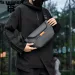 Free Shipping New Designer New Men's High-end Business Travel Fashion Versatile Simple Single Shoulder Crossbody Chest_desvips.com