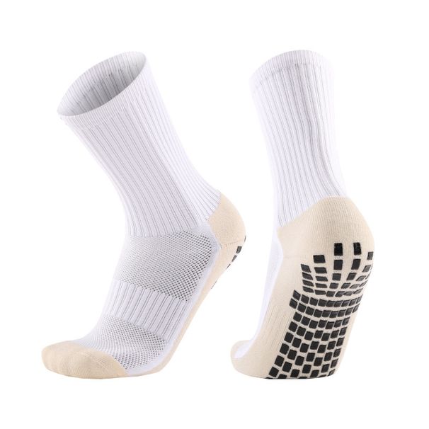 New Mid-tube Football Socks With Anti-slip Grip, Specially Designed For Sports Competitions, Sweat-absorbent, Non-slip,_desvips.com