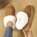 Winter New Plush Thickened Fluffy Snow Boots Women's Thick-soled Medium Tube Cotton Boots Non-slip And Warm Women's Cotton Shoes_desvips.com