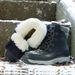 Men's Snow Fur One Outdoor Waterproof Non-slip Wool Boots Winter Padded Warm Cotton Shoes_desvips.com