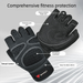 Fitness Men And Women Thickened Palm Wrist Strap Integrated Two-in-one Barbell Dumbbell Non-slip Sports Gloves_desvips.com