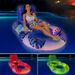 LED Inflatable Lounge Chair - Heavy-Duty PVC With Reinforced Mesh & Dual Air Vents (180cm Waterproof Lights For Adults Pool/Beach Use)_desvips.com