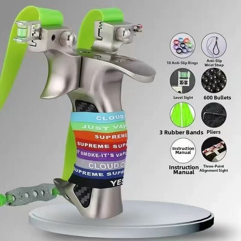 Enhanced Version High Power Precision Rubber Band For Outdoor Combat And Competition Adult Sports Camping Hiking_desvips.com