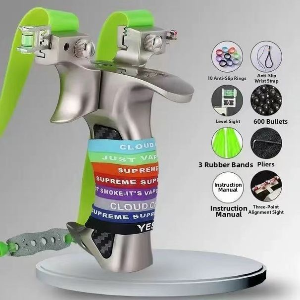 Enhanced Version High Power Precision Rubber Band For Outdoor Combat And Competition Adult Sports Camping Hiking_desvips.com
