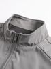 Spring And Autumn Thin Solid Color Stand Collar Cardigan Jacket Men's Outdoor Sports Casual Versatile Top_desvips.com