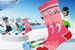 Two Pairs Children's Ski Socks Thick Terry Bottom Warm Winter Sports Long Tube Deodorant Socks 3 12 Years Old Cotton_desvips.com