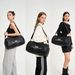Dry And Wet Separation Gym Bag, Short Trip Travel Bag, Independent Shoe Compartment, PU Leather Tote/crossbody Sports Storage Bag_desvips.com