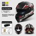 3C/DOT Certified Motorcycle Helmet For Men, Warm Winter Riding Helmet, Suitable For Women, All Season Motorcycle Safety Helmet._desvips.com