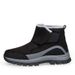 Mom's Large Women, Winter Fleece-Lined Anti-Slip Snow Middle-Aged And Elderly, Warm Northeastern Cotton Boots For Men,_desvips.com