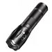 Cross-Border T6 Aluminum Alloy A100 LED Outdoor USB Rechargeable Multi-Function Mini Zoom Small Strong Light Flashlight_desvips.com