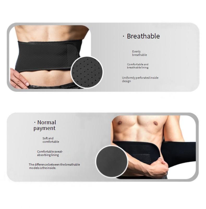All Season Breathable And Warm Diving Material Waist Support Belt For Sports, Weightlifting, Squats, And Fitness._desvips.com