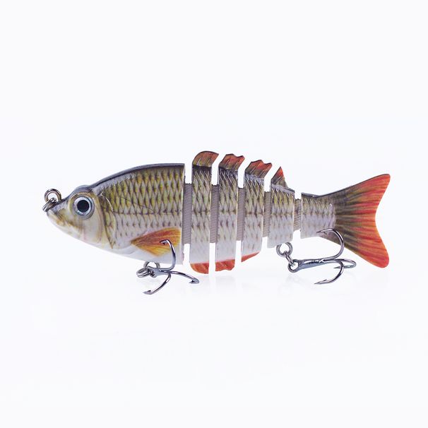 Hanlin 8.5cm 11g Multi Jointed Fishing Lures Slow Sinking Lifelike Shad Baits Wobbler Hard Body Swimbait Trout Bass Tackle_desvips.com