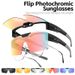 Cycling Sunglasses Polarized Photochromic Sports Glasses Eyewear Lip Up Goggles_desvips.com