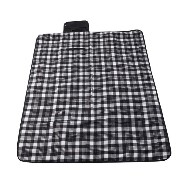 Spring Outing PEVA Recycled Picnic Outdoor Folding Cushion Thickened Waterproof Fleece Moisture-Proof Camping Mat_desvips.com