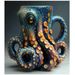 Octopus Cup Resin Craft Ornaments Horror Abyss Octopus Mug Ornaments_desvips.com