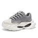 2026 Fashion Sneakers Jogging Shoes Youth/Men Artificial PU Splicing Low Top Lace-Up Thick Sole Non-Slip Wear-Resistant Running Shoes_desvips.com