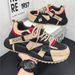 Summer Breathable Mesh Sports Running Casual Men's Thick Sole Heightening 2024 New Dad Trendy Shoes_desvips.com