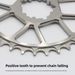 Cross-Border Mountain Bike 3mm Positive And Negative Teeth GXP Chainwheel 32/34/36/38T Single Chainring CNC Lightweight_desvips.com