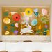 2027 New Egg Party Supplies Rabbit Flower Static Easter Decoration Stickers_desvips.com