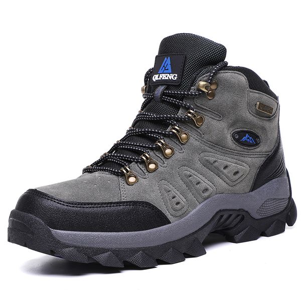High-top Hiking Waterproof Trekking Outdoor Shoes Same Style Available With Single And Cotton Options_desvips.com