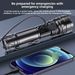 White Laser Type-C Rechargeable Portable Pen Clip Power Indicator Zoom Flashlight_desvips.com