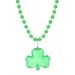 New Irish St. Patrick's Day Green Clover Necklace Pendant_desvips.com