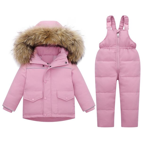 Premium Kids Snowsuit Set With Down Jacket – Warm Winter Outfit For Boys & Girls (1-6 Years), Water-Resistant & Lightweight For Skiing & Outdoor Play_desvips.com