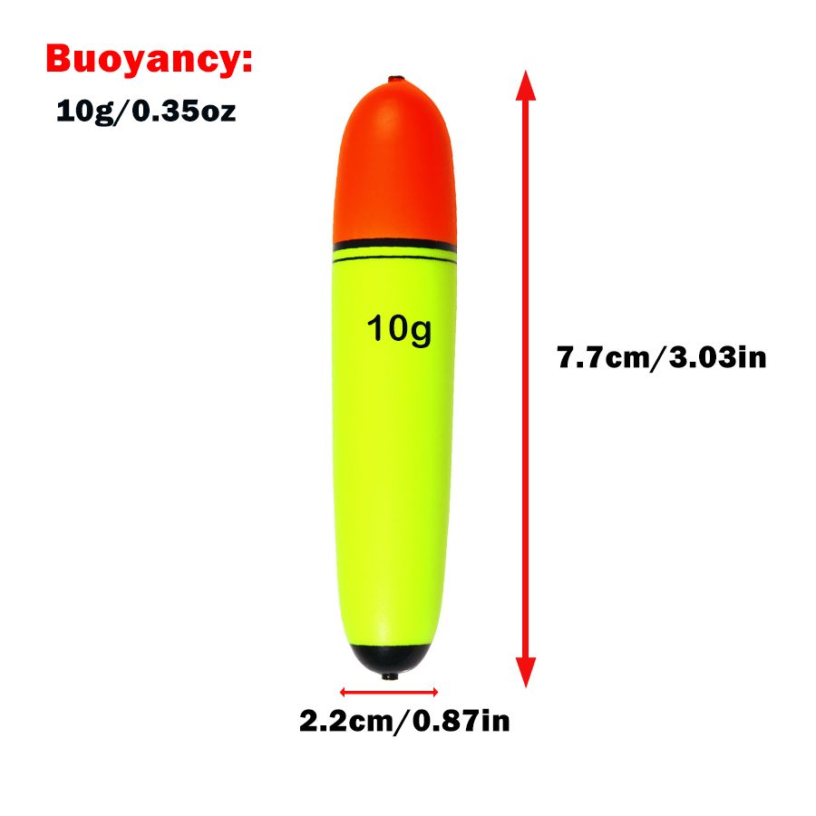 long Fishing Float River Float 10g-120g EVA Floats Sea Fish Floater Bait For Sea Fishing Carp Fishing Tackle Accessories_desvips.com