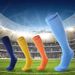 Breathable Over-The-Knee Socks Sweat Absorbent Wear Resistant Non-Slip Terry Cloth Sole Solid Color Professional Football Socks For Adults_desvips.com
