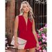 Women's Clothing new sexy V neck backless jumpsuit INS casual party jumpsuit _desvips.com