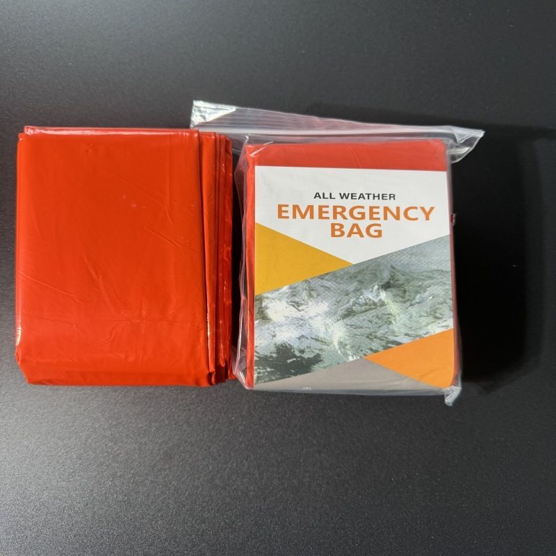 PE Emergency Thermal Blanket & Sleeping Bag, Portable Outdoor Camping Emergency Shelter_desvips.com