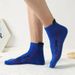 12 Pairs Men's Cotton Ankle Winter Sports Running Comfortable Sweat Absorbing Fitness Short Socks For Active Wear_desvips.com