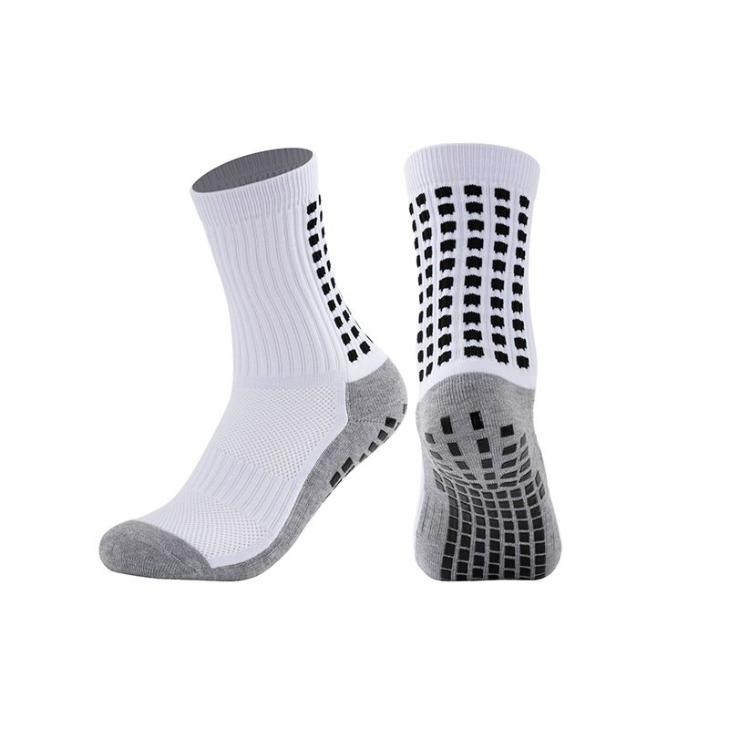 High Top Men's And Women's Soccer Socks mid Calf Sports Socks Non Slip Terry Cloth Sole Professional Training Socks for Summer_desvips.com
