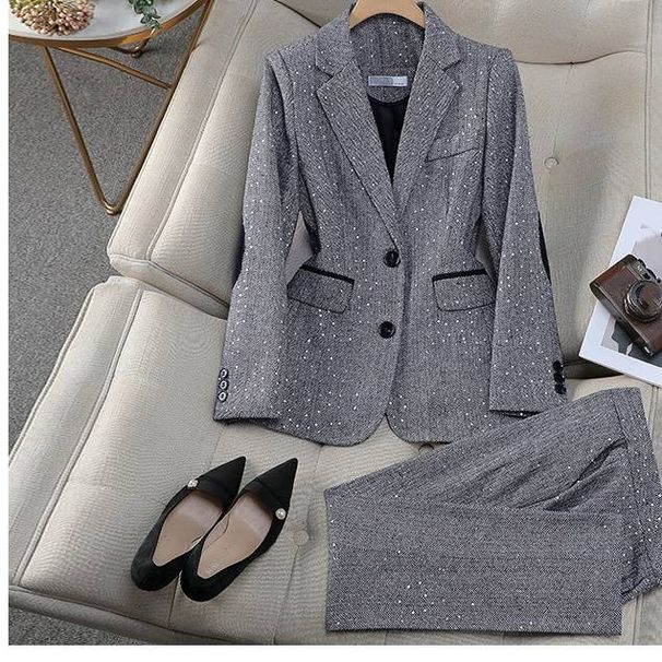 Women's Clothing autumn and winter new professional suits _desvips.com