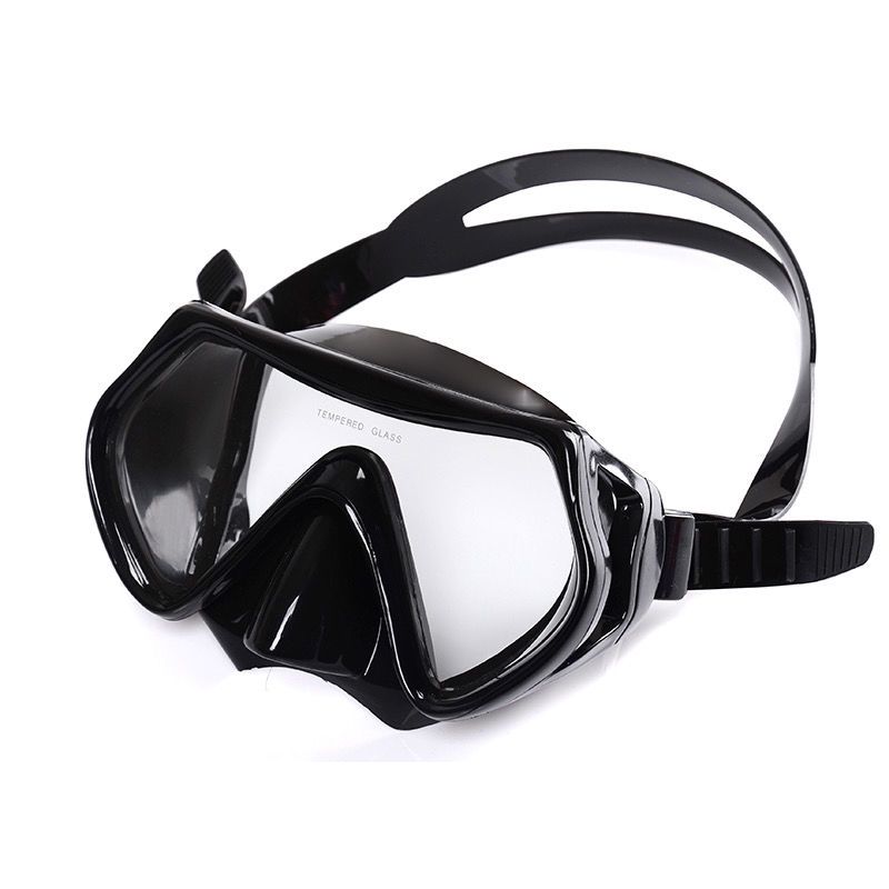 Xialangfeng HD Diving With Full Dry Snorkel, Includes Water Stop Valve, Snorkeling Large Frame Swimming Goggles_desvips.com