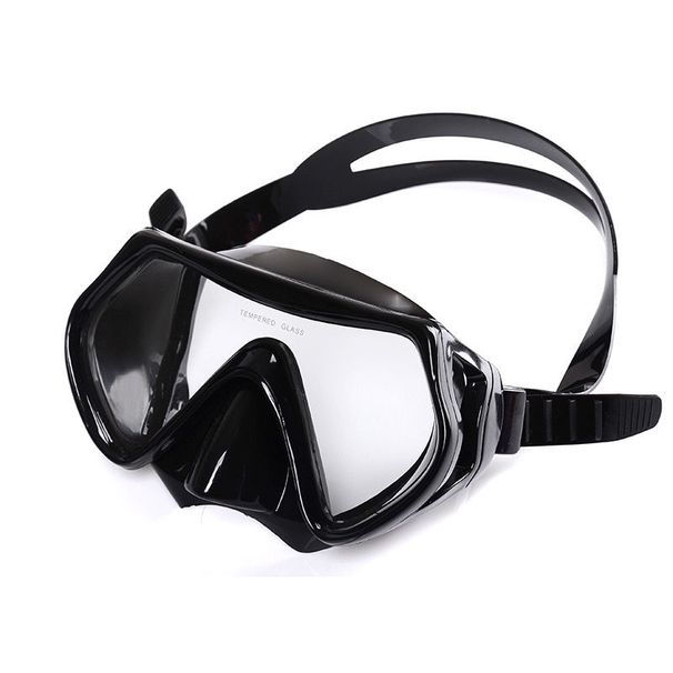 Xialangfeng HD Diving With Full Dry Snorkel, Includes Water Stop Valve, Snorkeling Large Frame Swimming Goggles_desvips.com