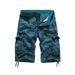2026 New Summer Trend Pants, Multi-Pocket Hip-Hop Street Dance Skateboard Loose Men's Camouflage Mid-Length 5-Pocket_desvips.com