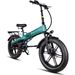 SMARTRAVEL M6 Foldable Electric Bike, 48V 15Ah Removable Battery_desvips.com