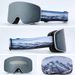 New Ski Goggles With Cylindrical Lens, Can Fit Prescription Glasses, Double-Layer Anti-Fog / HX27 Adult Version_desvips.com