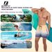 2025 Fashion Adult Gradient Swimming Pants Men's Speed Drying Double Layer Loose Large Anti Awkward Swimming Equipment Set_desvips.com