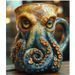 Octopus Cup Resin Craft Ornaments Horror Abyss Octopus Mug Ornaments_desvips.com
