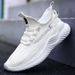 New Men's Summer Woven Flat Trendy Casual Running Shoes, Breathable Lightweight Sports Shoes For Men And Women_desvips.com