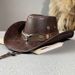 Large Tibetan-style Fedora For Men Women, Spring And Autumn Outdoor Sun Protection Travel Knight Hat, American Western_desvips.com