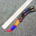 3D Butterfly Game Peripheral Practice CSGO Curved Knife Unsharpened Trainer Claw Swing Hand Outdoor Training_desvips.com